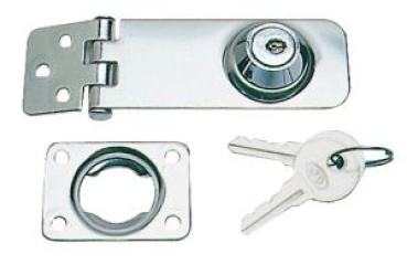 Überwurfschloß m. Schloß 105x30 mm