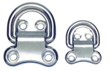 4-Bohrlöchern-Auge, klappbar AISI316 45x45 mm