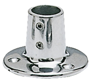 Relingstützenhalter, rund AISI316 90° 25 mm