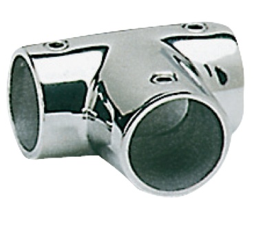 Relingstützenverbindung T-förmig 90° 25 mm