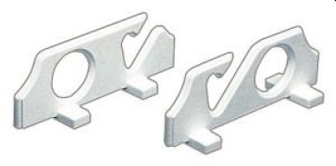 Angelrutenhalter für 2 Angelruten, 225mm