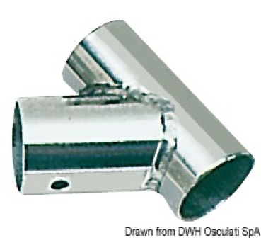 T-Grundplatte AISI316 60° 25 mm