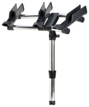 Quicklift Angelrutenhalter für 3 Angelruten links