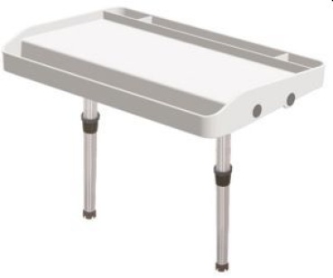 Tablett f. Angelrutenhalter,  850 x 460 mm