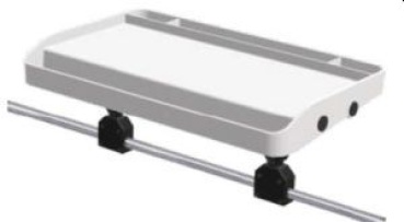 Tablett f. Angelrutenhalter,  850 x 460 mm