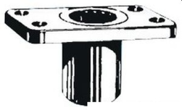 Einbauhalterung für Angelrutenhalter aus Nylon f. E4116900