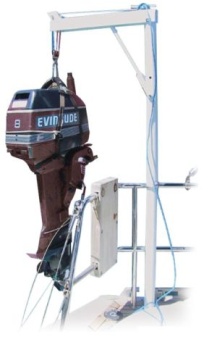 Zerleg- u.schwenkbarer Davit