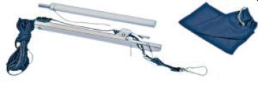 Zerleg- u.schwenkbarer Davit