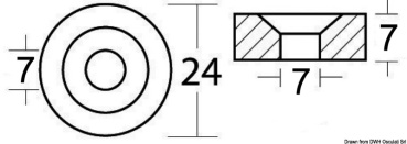 Magnesium-Ringanode 24x6,5 - Zusatzbild 1