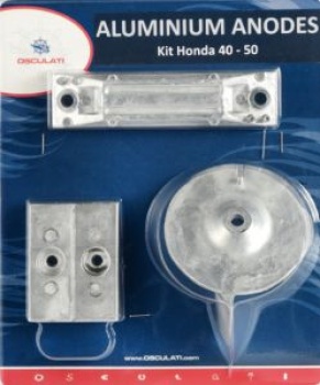 Anoden-Set Aluminium Honda Außenborder 40/50 PS