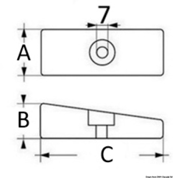 Anode aus Magnesium Mercury 30/300 PS - Zusatzbild 2