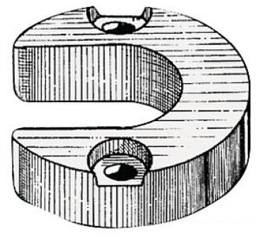 Fußanode aus Aluminium f. Mercruiser/Alpha