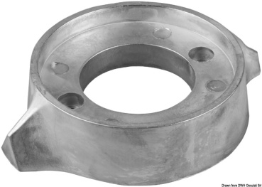 Kragenanode aus Zink Volvo 280/290