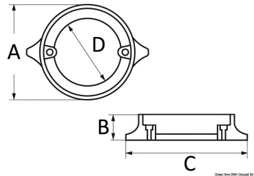 Anode aus Zink f. Volvo Penta Duo Prop 852182 - Zusatzbild 1