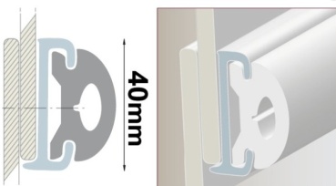 PVC-Einlage, weiß für E4404005 - Zusatzbild 1