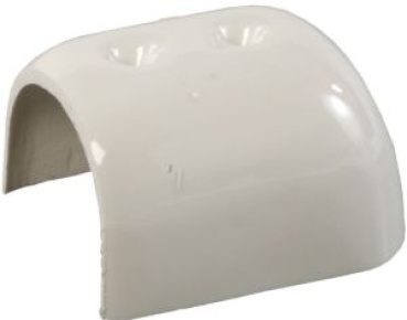 Anschlussmuffe, weiß 55 x 55 mm