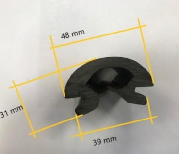 Nur PVC-Einlage, schwarz für E4405505 - Zusatzbild 2