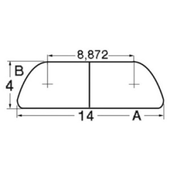 Halbrundes Profil AISI316 14 mm - Zusatzbild 1
