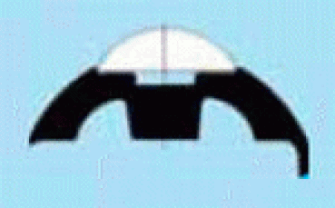 PVC-Scheuerleiste, weiß 45 mm