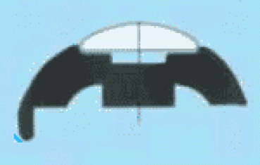 PVC-Scheuerleiste, weiß 50 mm