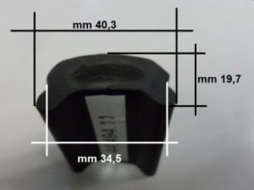 Keder PVC schwarz für E4449410