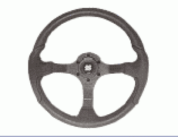 ULTRAFLEX Steuerrad Nisida/Spargi schwarz 350 mm