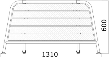 Heck-Badeplattform 1310×600?mm Edelstahl/Teak - Zusatzbild 1