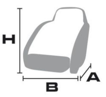 Stoffabdeckung 53x90x89cm
