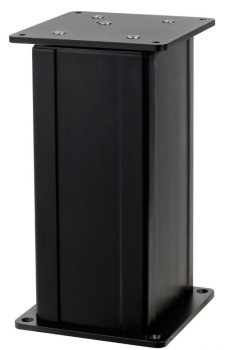 Elektrisches Tischbein 3 Stufen 12 V Schwarz