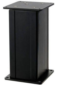 Elektrisches Tischbein 3 Stufen 24 V Schwarz