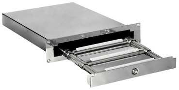 Badeleiter, verdeckt montierbar, Standard AISI 316, 3 Stufen, 390 × 870 mm - Zusatzbild 1