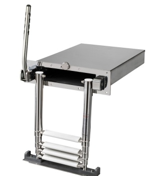 EasyOne versenkbare Badeleiter, 4-stufig, AISI 316 - Zusatzbild 2