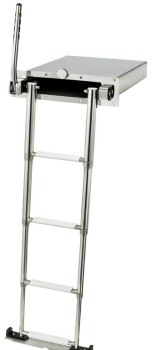 EasyOne versenkbare Badeleiter, 4-stufig, AISI 316 - Zusatzbild 3