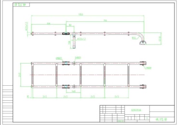 Klapp-Badeleiter AISI 316, Standard, 5-stufig, 1150x260 mm - Zusatzbild 4