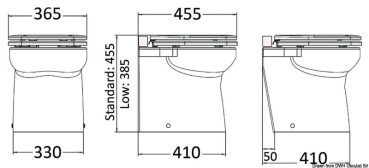 SILENT WC Elegant gerade 24 V - Zusatzbild 1