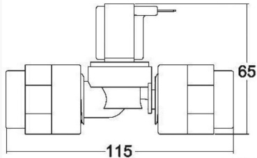 TECMA Kunststoff-Magnetventil 12 V
