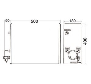 ISOTEMP Warmwasserbereiter Indel Webasto Marine16l