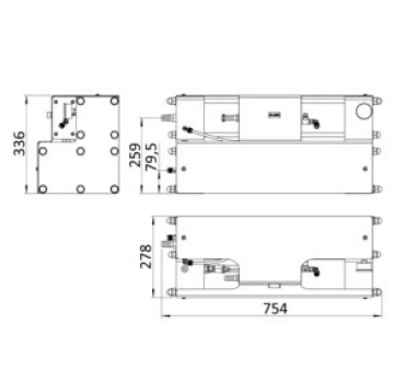 Schenker QUBE 100 / 12 V Entsalzungsanlage mit Mini-Touch-Bedienfeld