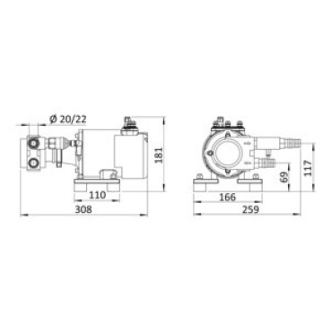 Schenker QUBE 100 / 12 V Entsalzungsanlage mit Mini-Touch-Bedienfeld