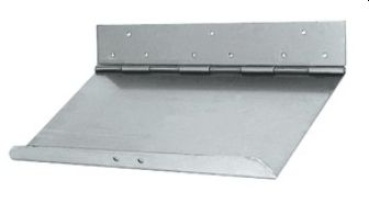 Trimmklappen aus rostfreiem Edelstahl 75x23cm für Boote 6,5/7,5m