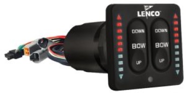 Lenco® Steuerpult Tactile Switch mit LED 12/24V für Einzelzylinder-Set