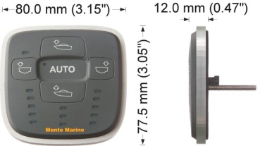 Schaltbrett für automatische Steuerung von Trimmklappen, FCP, Schaltbrett für 2. Steuereinheit (wird mit Modell ACS A kombiniert)