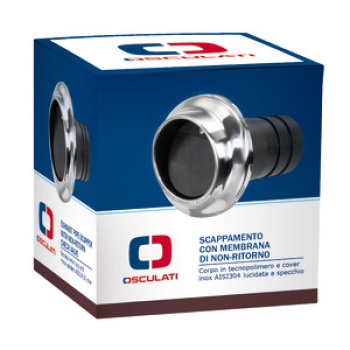 Auspuffausgang aus Technopolymer u.Edelstahl 50mm