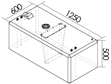 Treibstofftank 336 l - Zusatzbild 1
