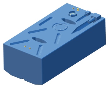 Benzintank aus netzverstärktem Polyethylen 315 l