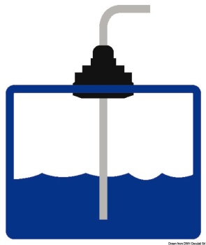 Saugrohr für starre Tanks, Ø 12 mm, Schraube N