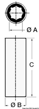 Wellenlager 20 x 30 mm