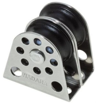 Viadana vertikaler Umlenkblock Modell: Doppelt 22mm
