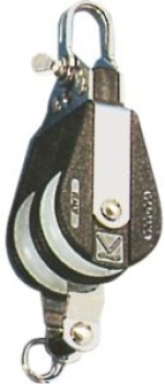 Viadana Doppelblock mit Bügel und Unterbügel 12mm
