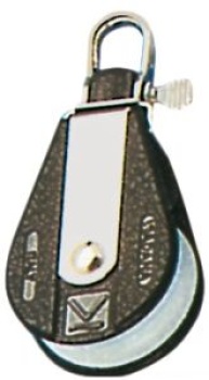 Einfachblock mit Wirbel und Unterbügel 10mm
